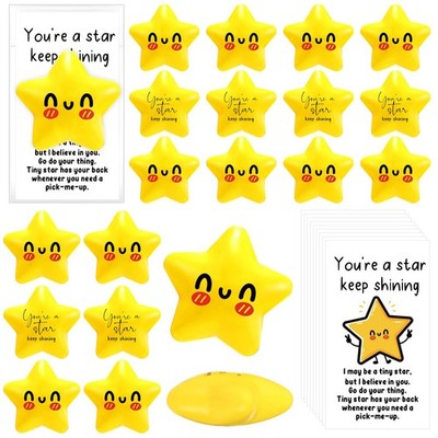 Libima 30 Pcs Inspirational Stress Balls Bulk Appreciation Gifts Positive Stress