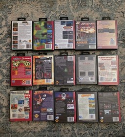 Lot of 15 Sega Genesis/Mega Drive Games With Boxes.*Please, Read The Description