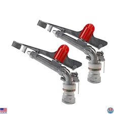 2" DN50 Irrigation Sprinkler - 360° Rotating Lawn & Garden Spray Gun, Pack of 2