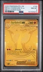 2025 POKEMON PFL EN-PHANTASMAL FLAMES MEGA HYPER RARE MEGA CHARIZARD X EX PSA 8