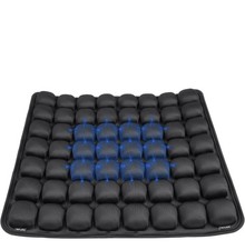 Inflatable Seat Cushion for Car Adjustable Air Pressure Portable 17.7x15.7 Inche