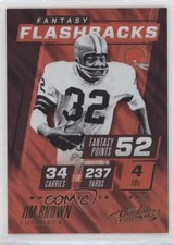 2017 Panini Absolute Fantasy Flashbacks Retail Jim Brown #1 HOF 2k3