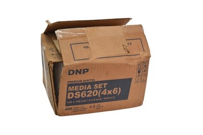 DNP DS620 Dye Sub Media Kit, 800 4''x 6'' Prints for DS620A Printer DS6204X6