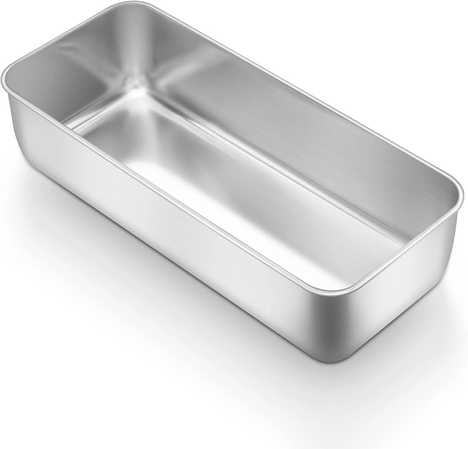Onader 3lb Loaf Tin, Stainless Steel Large Bread Pan for Baking Banana...