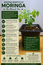Moringa Oleifera Drumstick "Tree of Life" Plug Plant