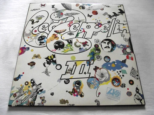 LED ZEPPELIN ~ LED ZEPPELIN III **Early 70's UK Green/Orange Reissue ATLANTIC LP