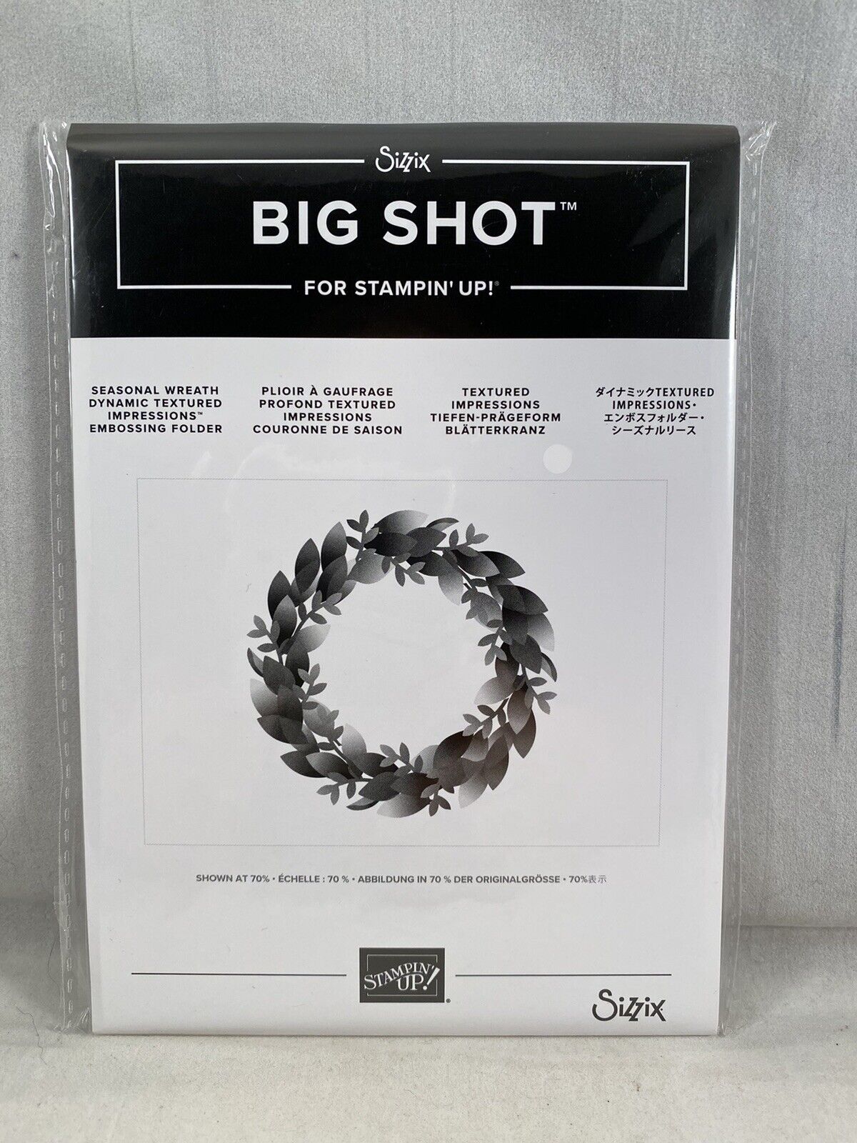 SEASONAL WREATH Max 42% OFF Dynamic Embossing Folder Up New Stampin Max 67% OFF Christma