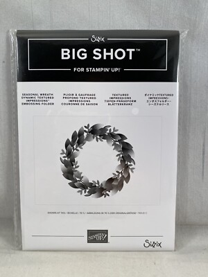 SEASONAL WREATH Dynamic Embossing Folder Stampin Up New Christmas | eBay