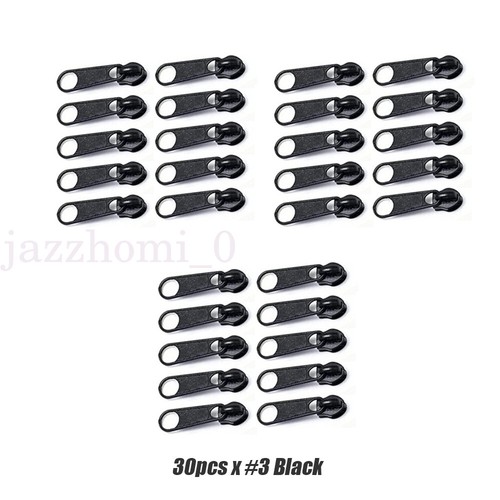 10/30x Universal Zippers Head Repair Kit Replacement Instant Zip Slider Zipper - Picture 12 of 18