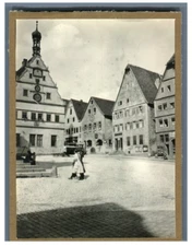 Deutschland, Rothenburg ob der Tauber Vintage silver print.  Tirage argentique