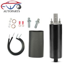 Ls High Pressure External Inline Fuel Pump For 255lph - Walbro Gsl 392 Black