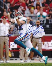 Miami Dolphins Brian Hartline Autographed 8x10 Photo (Reproduction) 1  