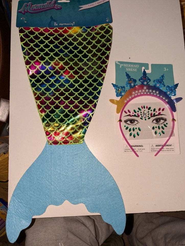 Disfraz de niña falda y diadema abejorro, gato Nyan y sirena Foto 3 de 3