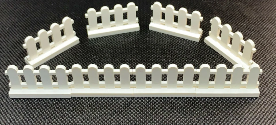 Lego БЕЛЫЙ ПИКЕТ забор сад город цветы 8 штук - Изображение 3 из 4