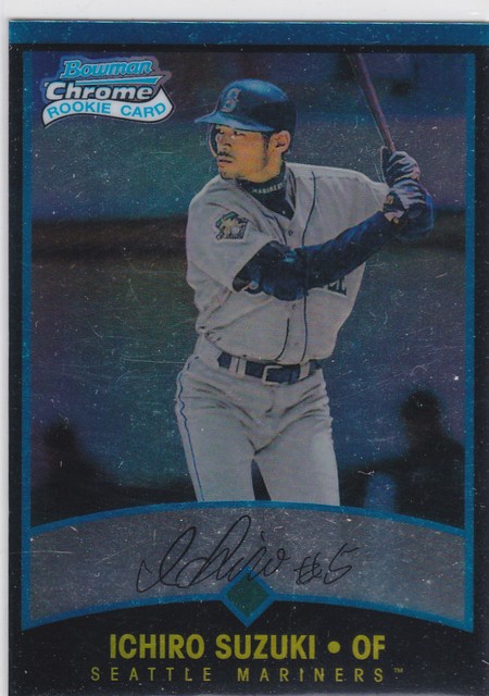 ICHIRO SUZUKI Bowman Chrome RP ROOKIE CARD Seattle Mariners Baseball RC 