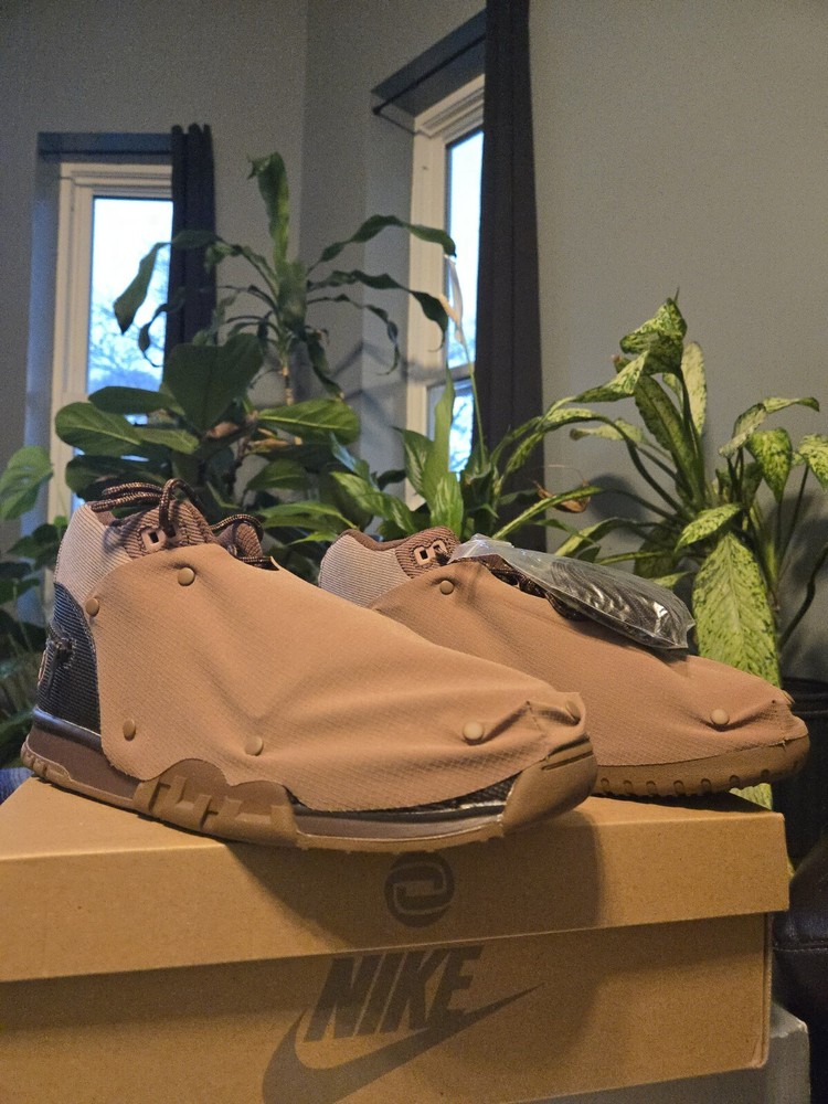 Travis Scott x NIKE Air Trainer 1/CJ Lt Chocolate/Rust Pink Men's 10.5
