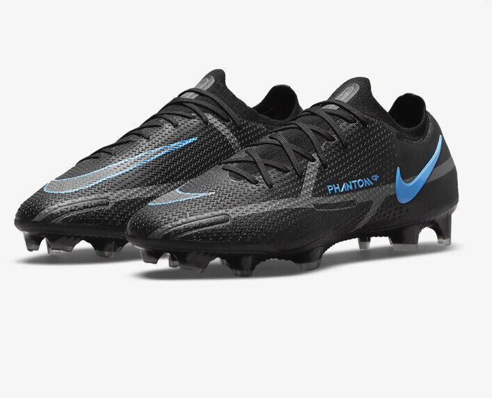 Nike Phantom GT2 Elite DF FG Black Iron Grey Blue CZ9889-004 Nike Phantom GT2 Elite DF FG Black Iron Grey Blue CZ9889-004