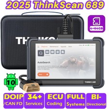 Thinkcar Auto All System Diagnostic Bidirectional K ey Coding Scanner 34 Resets