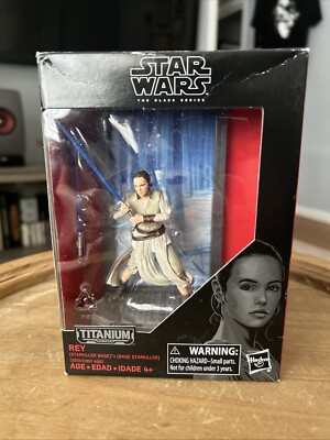 Star Wars The Black Series Titanium Series REY Starkiller Base New Boxed