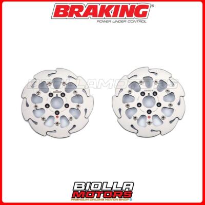 SATZ BREMSSCHEIBEN VORNE BRAKING HARLEY DAVIDSON FXSTS 1340 SPRINGER SOFTAIL 1