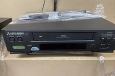 MITSUBISHI VHS 4 HEAD VIDEO CASSETTE RECORDER HS-U140 ONE KEY PROGRAM VCR JAPAN