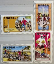 Senegal 1992 1199-02 996-99 Public Works Project Natl. Body MNH