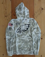 Size M Philadelphia Eagles Nike 2024 Salute to Service Club Fleece Hoodie NFL