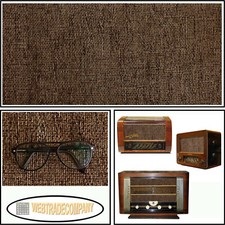 Röhrenradio Schallwandstoff dunkel feste Struktur z.B. f. Lumophon Tonfunk uva. 