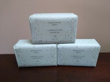 Beekman 1802 Goat Milk Bar Soap Set of 3 Summer Glow Jumbo 9 oz each New
