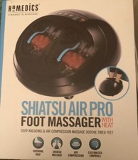 HoMedics Shiatsu Air Pro Foot Massager w: Heat Model no. FMS-350H-BK Black