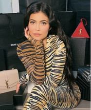 ALEXANDRE VAUTHIER Tiger Print Flattering Party Long Gown aso Kylie NWT SMALL