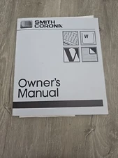 Smith Corona Electric Typewriter Owner's Manual  1993 Word Processor
