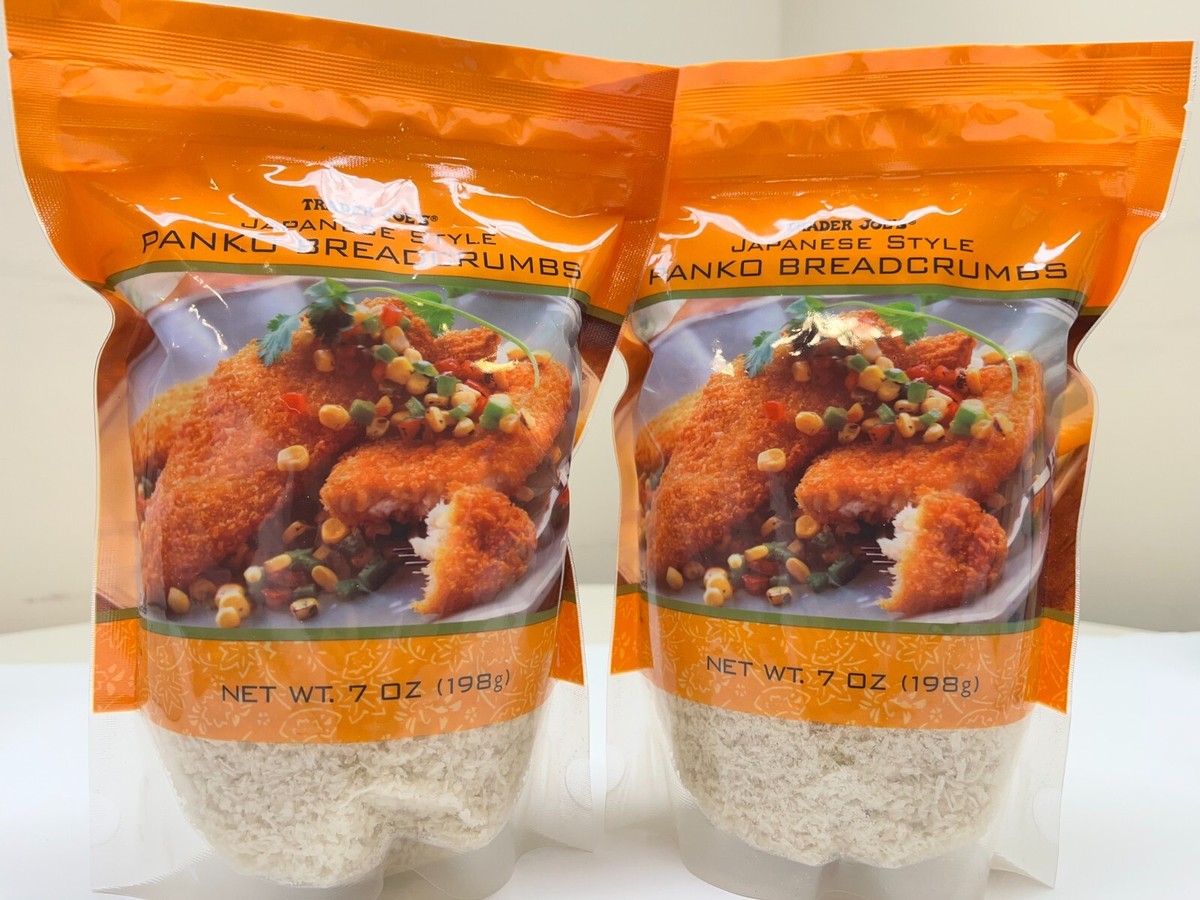 2) Packs Trader Joe's Japanese Style Panko Breadcrumbs 7oz. Each