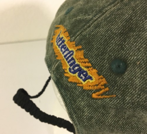 Vintage MTV 1993 Hat Cap Movie Awards Green Stonewash Denim Butterfinger Advert - Picture 3 of 10