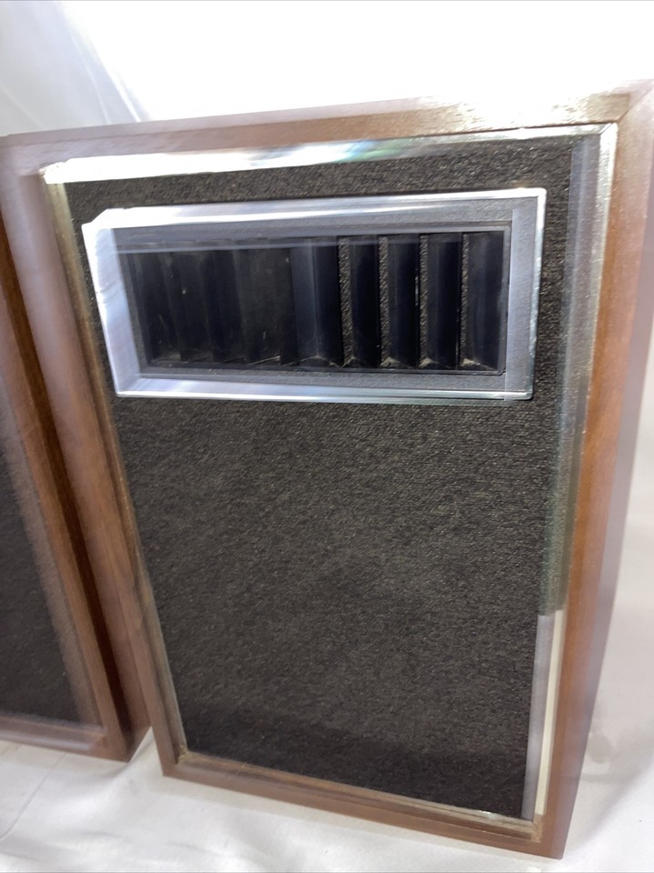 2x Vintage Air Suspension Audio System Bookshelf Speakers eBay