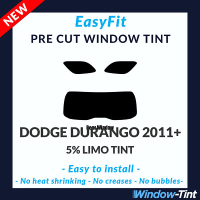 EasyFit Static Pre Cut Window Tint For Dodge Durango 2011 5% Limo Rear