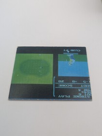 GOLF #41 Family Computer Card Menko Amada Famicom Konami Vintage 1985 Japan A1