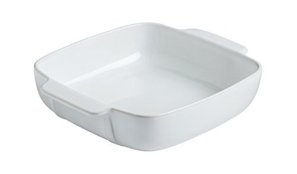 (TG. 22 x 22 cm) Pyrex 8013109,0 Firma-Piatto in Ceramica, Quadrato, in Grès, 2