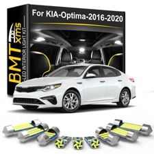 11pcs 6000K Interior LED Light Bulbs Dome Package Kit for Kia Optima 2016-2020