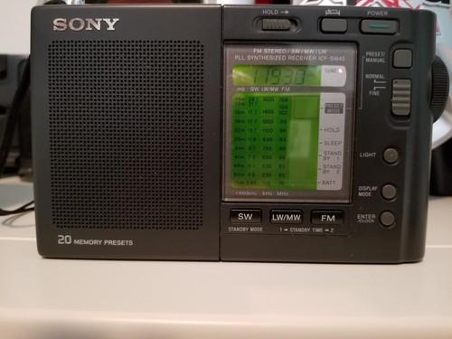 Sony ICF-SW40 AM/FM/SW Radio for sale online | eBay