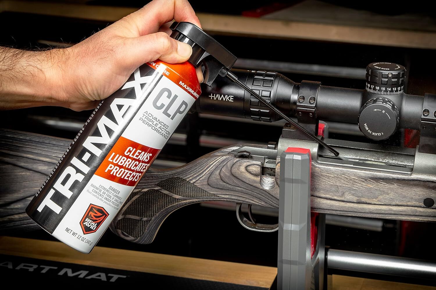 Real Avid CLP Gun Cleaner and Lubricant, Gun Cleaning Oil, All-in-One Bore