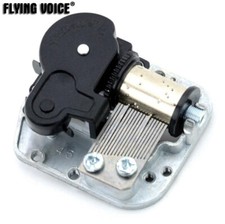 Silver Wind Up Musical Movement Alloy With 40 Tunes Option For DIY Music Boxes