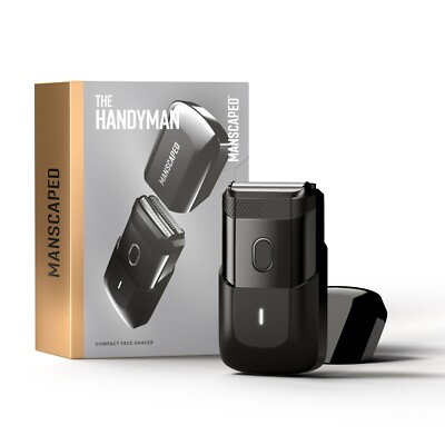 MANSCAPED  The Handyman  Compact Electric Foil Face Shaver   Men's Travel Razor