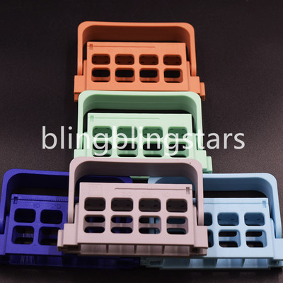 Dental Endo Box Holder Endodontic Instrument Endo Block Organizer Box 16 Holes