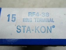 Thomas & Betts RF4-38 STA-KON Ring Terminals Box of 15