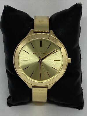 Michael Kors Slim Runway MK3275 Women's Gold Stainless Steel