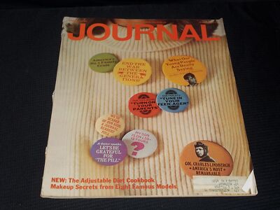 1968 JANUARY LADIES HOME JOURNAL MAGAZINE NICE FRONT COVER - E 2496