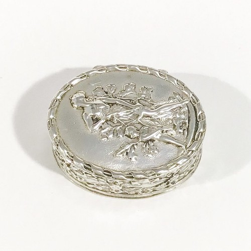 Antique Solid Silver Pill Box 1900s MADE IN FRANCE - Picture 7 of 9