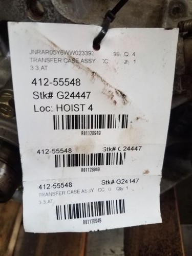 Transfer Case Assembly Thru 11/98 Fits 97-99 INFINITI QX4 1128949 - Picture 5 of 12