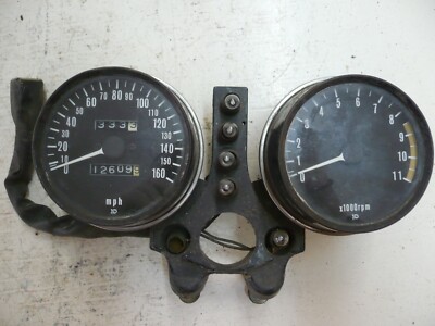 KAWASAKI KZ1000 KZ 1000 GAUGE CLUSTER TACH SPEEDO OEM 12K MILES